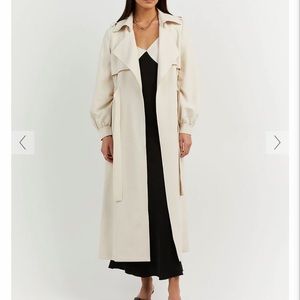 Serena Stone Gathered Trench